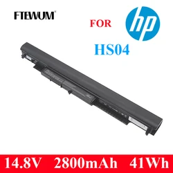 4Cells 14.8V 2800mAh 41Wh Laptop Battery For HP HS03 HS04 HSTNN-LB6U HSTNN-LB6V HSTNN-PB6S For 240 245 250 255 G4 807957-001