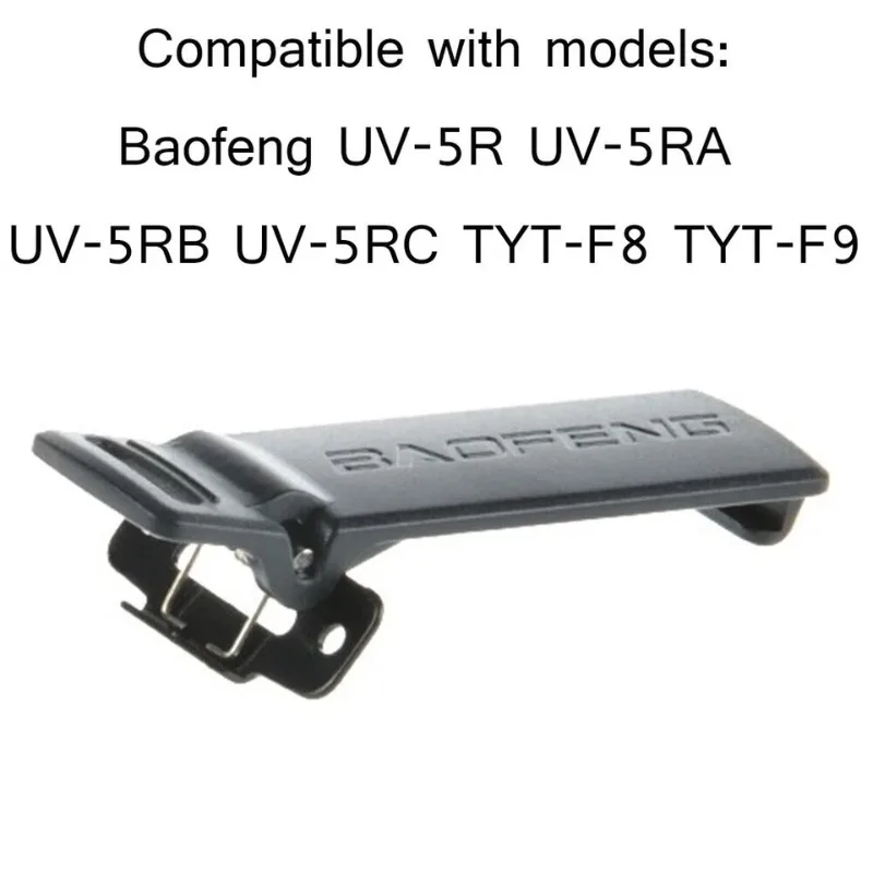 100Pcs Baofeng Walkie UV-5R talkie Belt Clip for UV-5R UV-5RA UV-5RB UV-5RC UV-5RD UV-5RE 5RE Two Way Radio Baofeng Accessories