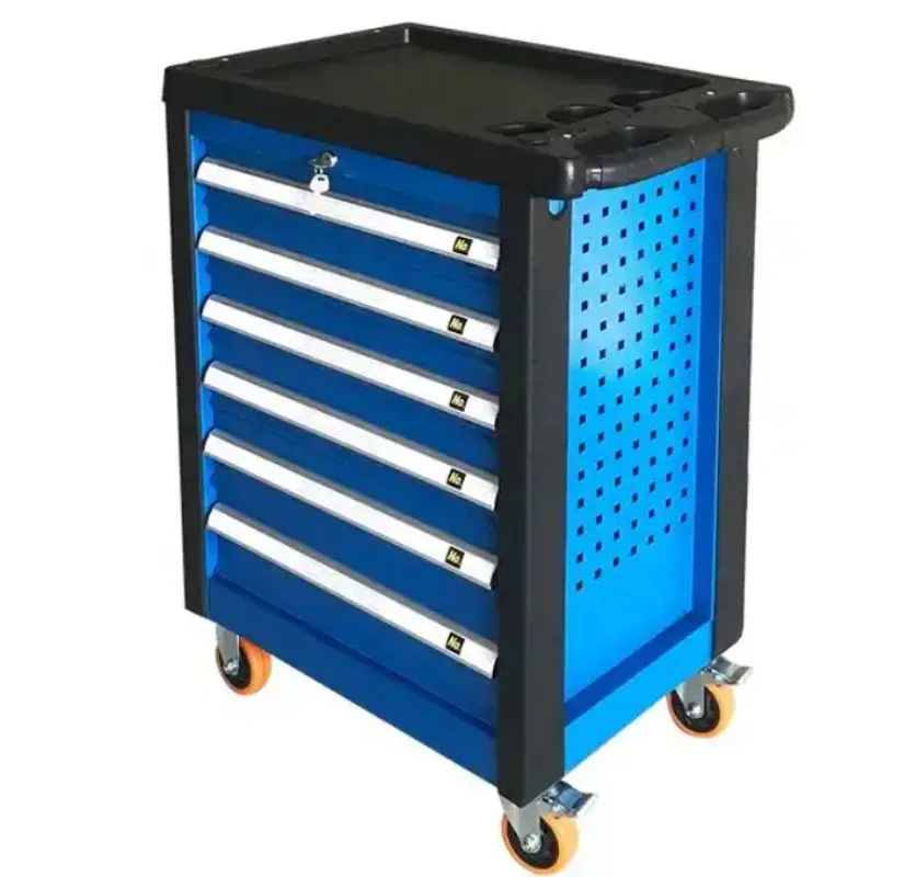 High QualityTool Sets Box Tool Chest Workshop Trolley Heavy Duty 7 Drawers Garage Storage Tool Cabinet