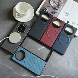 Magnetic Case for Huawei Honor Mate X3 X5 Magic VS3 V3 VS2 V2 VS V Flip Cover Carbon Fiber Soft Shell for Magsafe Folding Fundas
