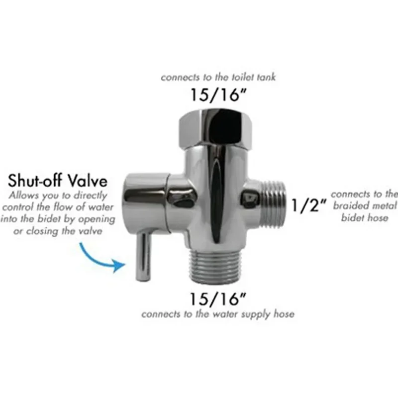 G1/2in 3 vias desviador válvula t-adaptador conversor para chuveiro de bronze torneira de água conector torneira do banheiro separador de água