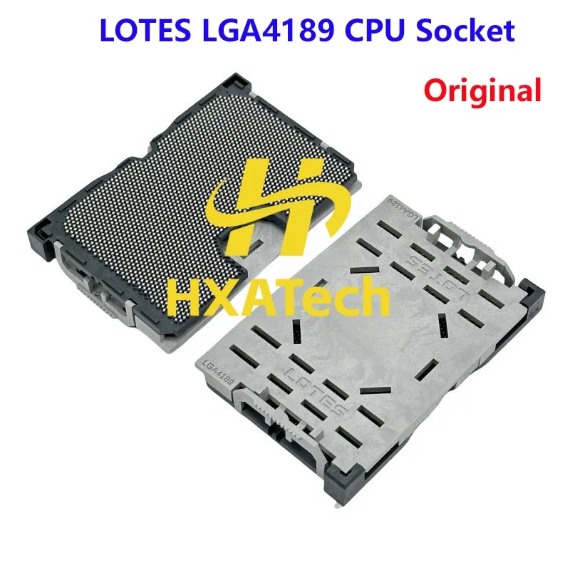 HXATech - Original NEW for LOTES CPU Adapter LGA4189 Socket For Server Motherboard Mainboard base holder with Tin Balls LGA 4189