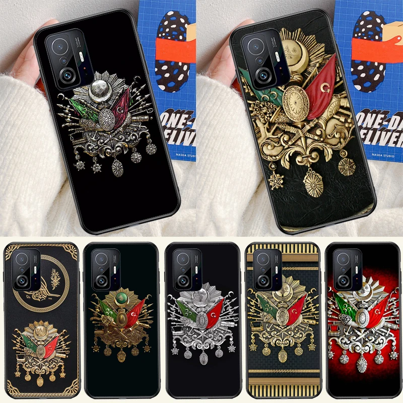 Ottoman Empire Coat Of Arms Cover For Xiaomi 14T Pro 11T 12T 13T 13 14 Ultra POCO X7 Pro X3 X5 F3 F5 F6 M6 X6 Pro Case