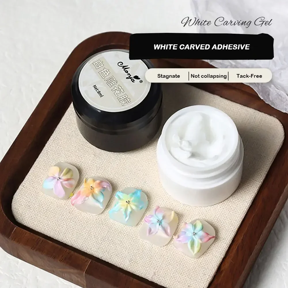 新しい5/8/15ml DIYマニキュアジェル 3DサンドテクスチャUV石膏ネイルジェル トップコート不要 ジェルラッカー マニキュア ネイルアートアクセサリー