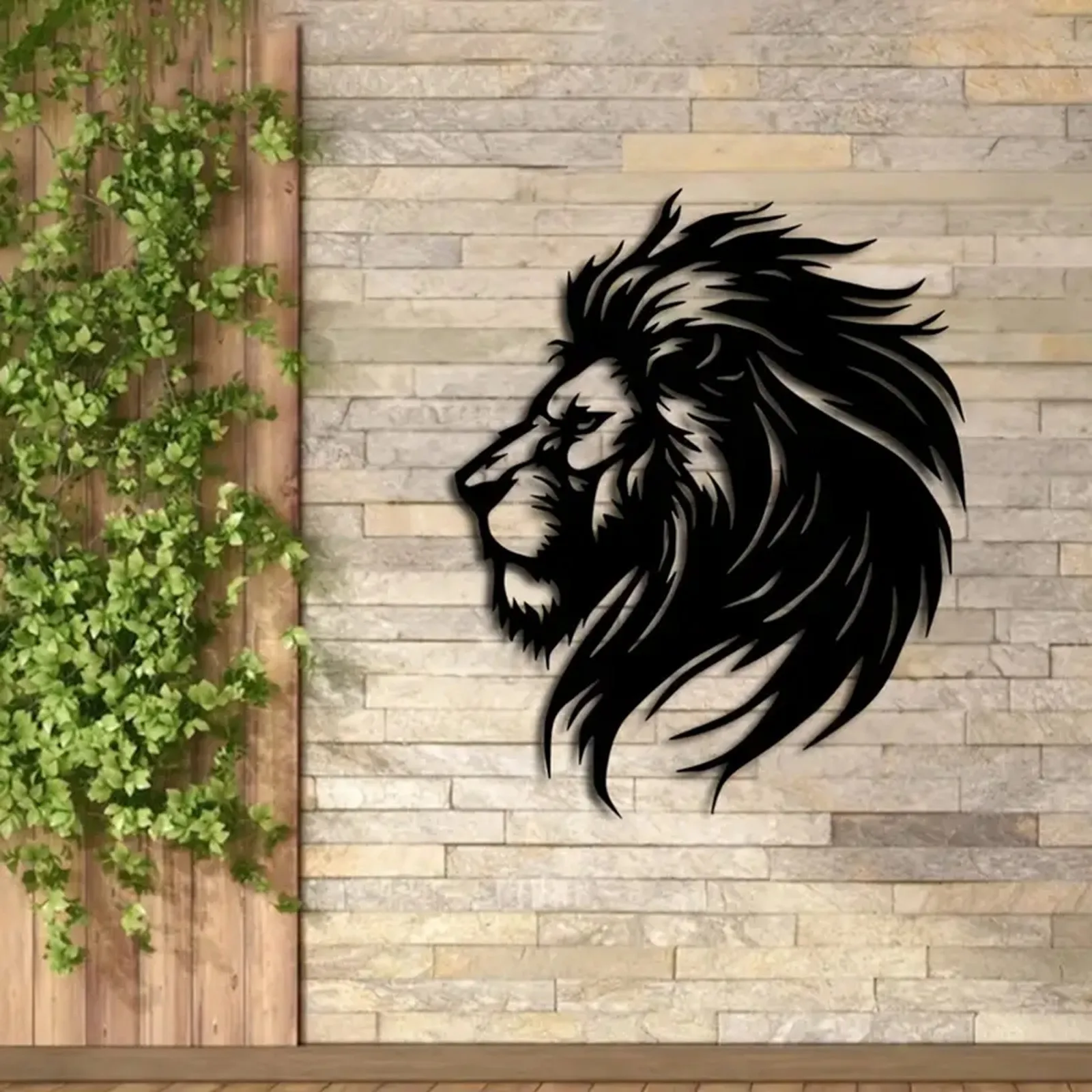 

Wall Art Decoration Metal Jungle King Wall Hanging Decorative For Home And Use Chandelier Car Hanging Ornament 2024