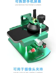 LW022 Four Syncretic Multifunctional Rotary Fixture Free Heating Glass Clamp After Conversion