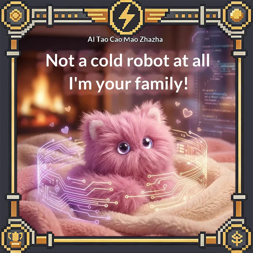 Intelligent Chaowan CAT Smart Robot Companion Robot Touch Bionic Interaction Emotional Companionship Wireless Intelligence Gifts