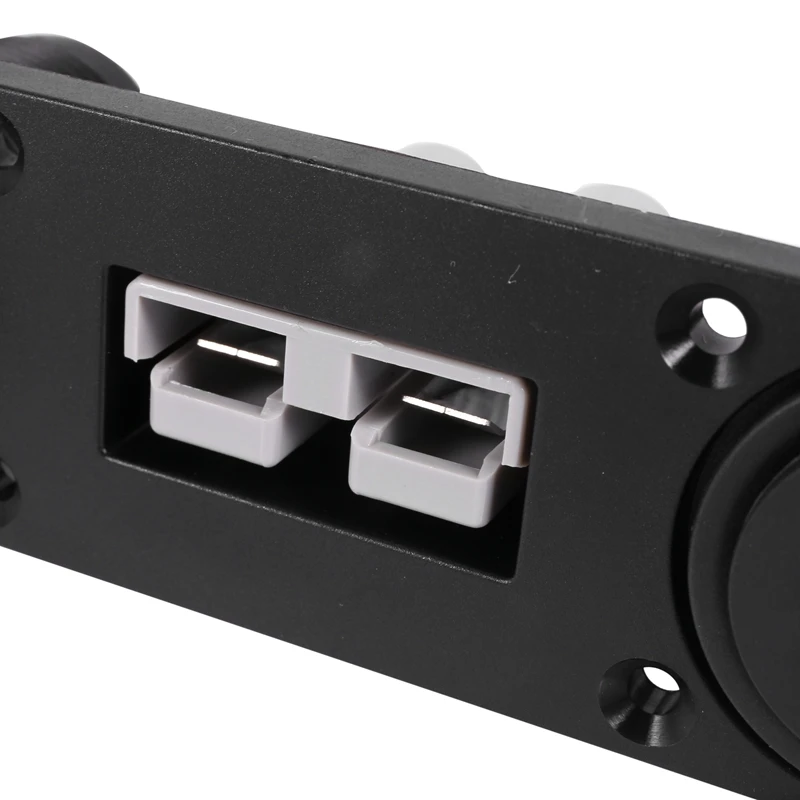 Flush Mount Anderson Plug Socket Double USB Charger Socket Panel for Caravan Camper Boat Truck