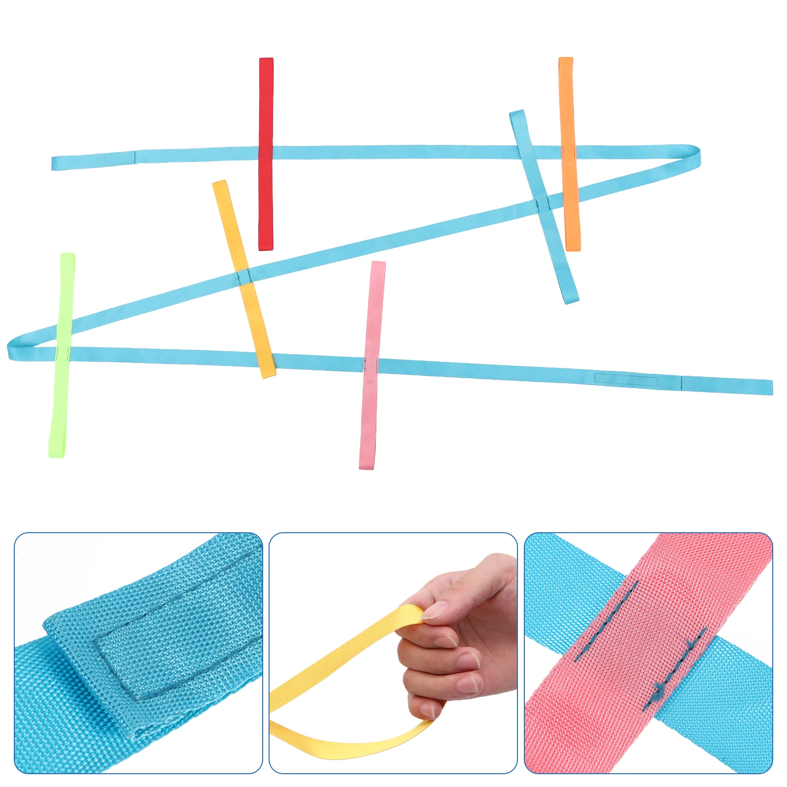 Corda da trazione Corda da passeggio anti-smarrimento Colore casuale per cintura anti-smarrimento da passeggio all'aperto per bambini