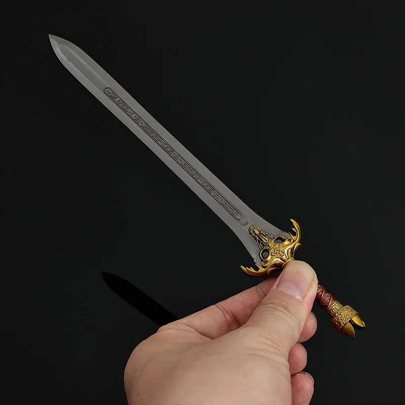 22cm New Game Figure Peripheral The King's Sword Metal Craftsmanship Props Model Desktop Decoration Ornaments Birthday Gifts Toy