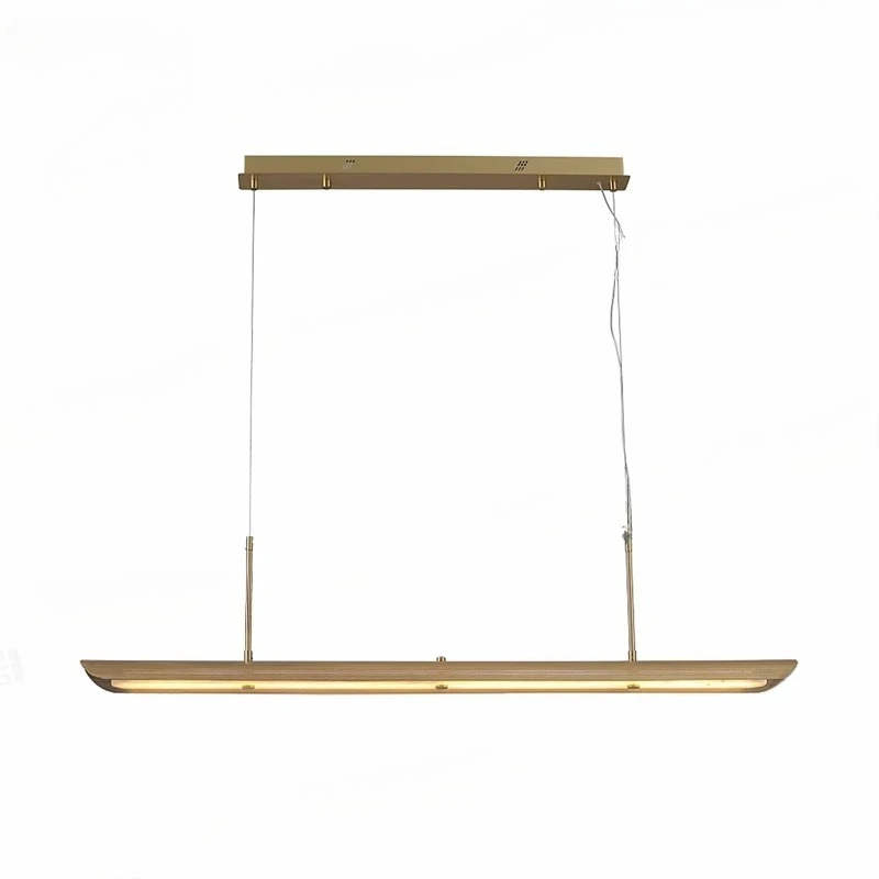 الإسبانية الحد الأدنى الرخام قلادة أضواء مطعم النحاس الثريات الطويلة مصمم غرفة الطعام جزيرة عداد تركيبات داخلية #4