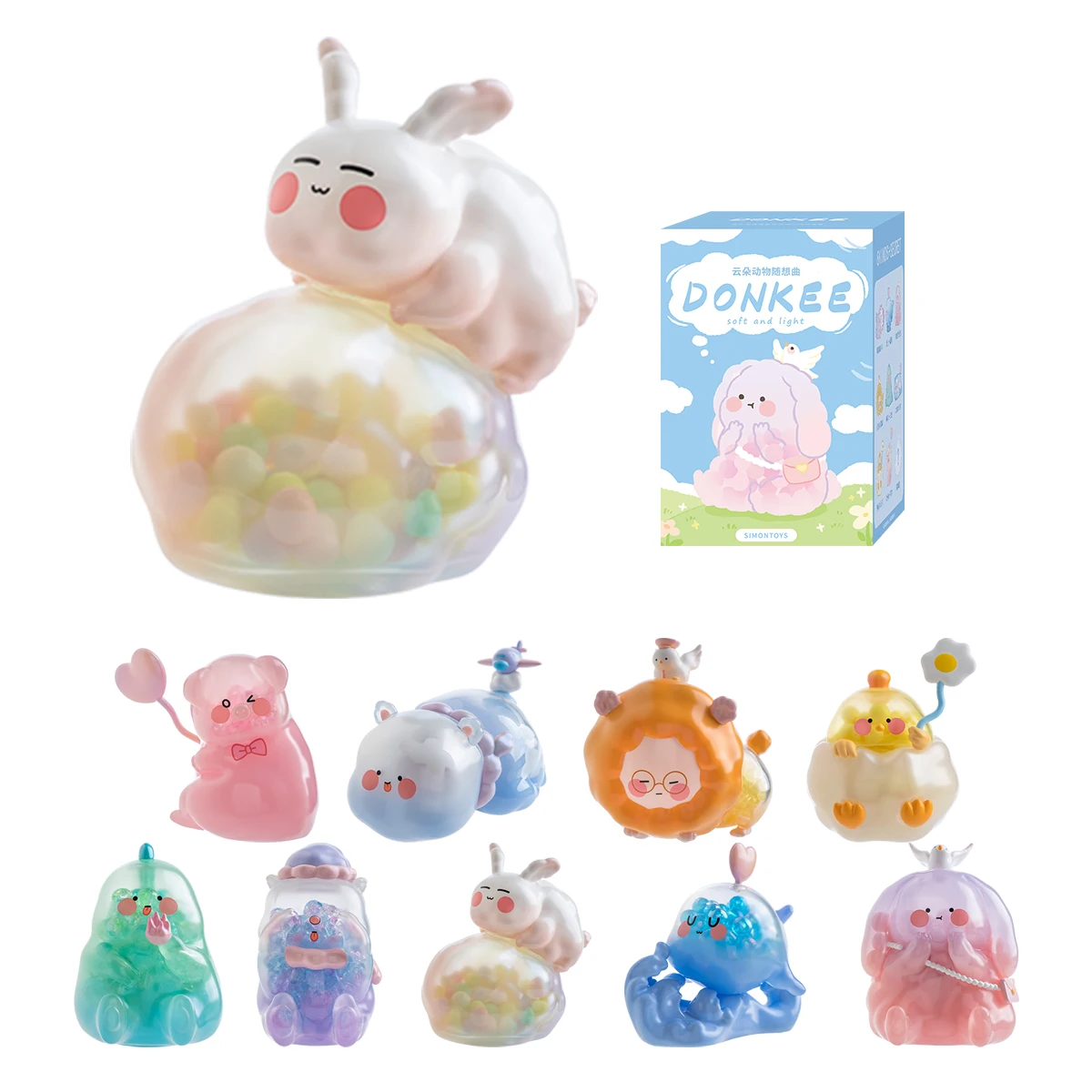 Figura de caja ciega HIPLAY Simontoys Cloud Animal Capriccio