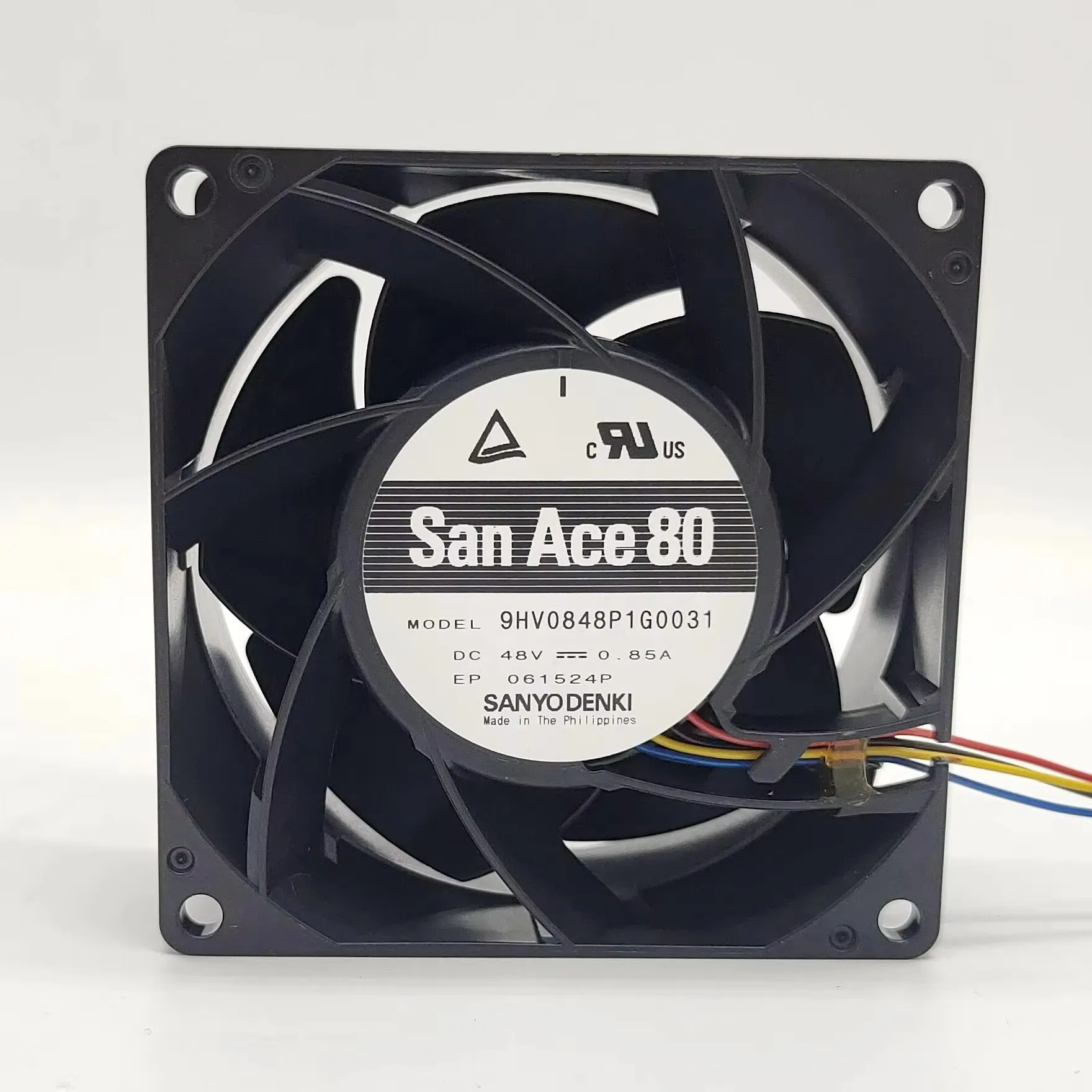 original-9hv0848p1g0031-80-80-38mm-8cm-48v-085a-4-wire-pwm-high-air-volume-server-cooling-fan