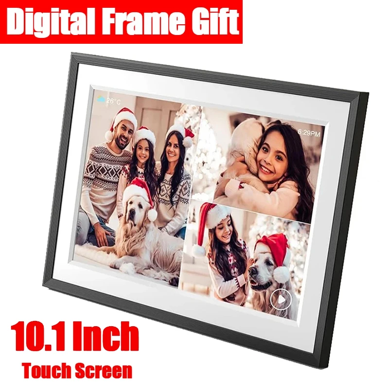 

WiFi Digital Photo Frame 10.1 Inch 32GB Storage Smart Digital Picture Frame 1280x800 IPS HD Touch Screen Digital For Family Gift