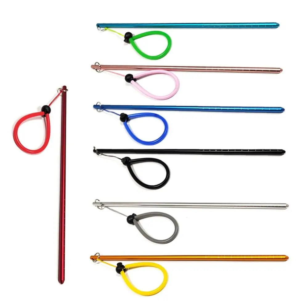 Aluminum Alloy Diving Lobster Stick Diving Underwater Mixer Underwater Diving Rod with Measurement 35cm Diving Pointer Rod