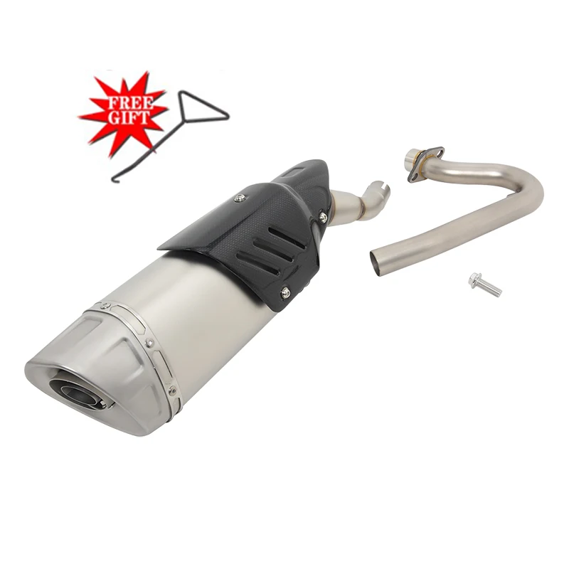 Slip Op Voor Italjet Dragster 200 125 Motorfiets Uitlaat Front Link Pijp Uitlaat Motocross Espace Voor Italjet Dragster 200 125