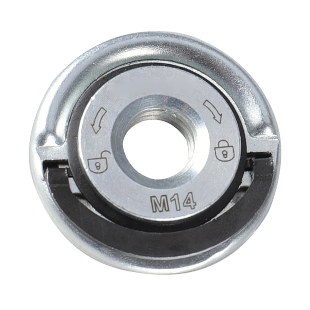 Liberação Rápida Flange Nut Thread Angle Grinder Bloqueio Nut Pressionando a Placa Apertando a Flange 1pc