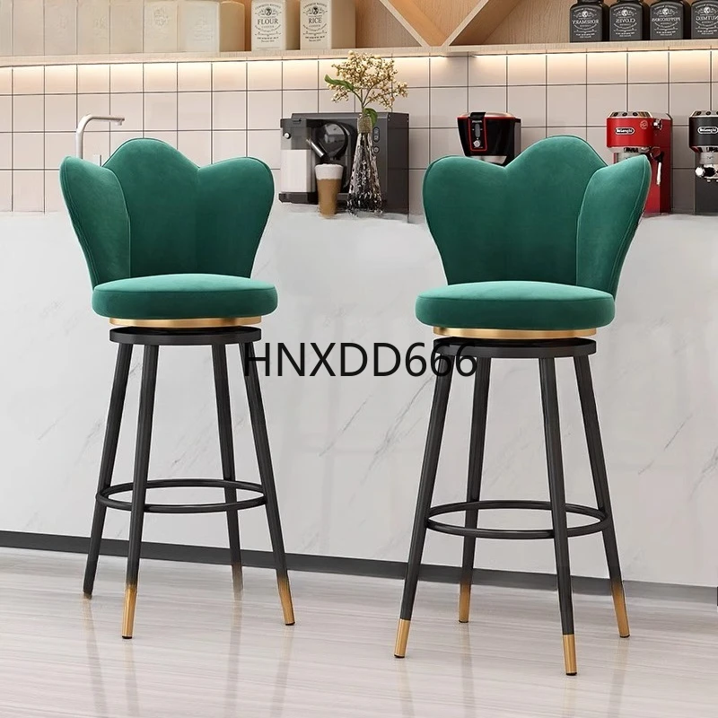 Barstuhl, drehbar, leicht, luxuriös, modern, einfache Rückenlehne, Zuhause