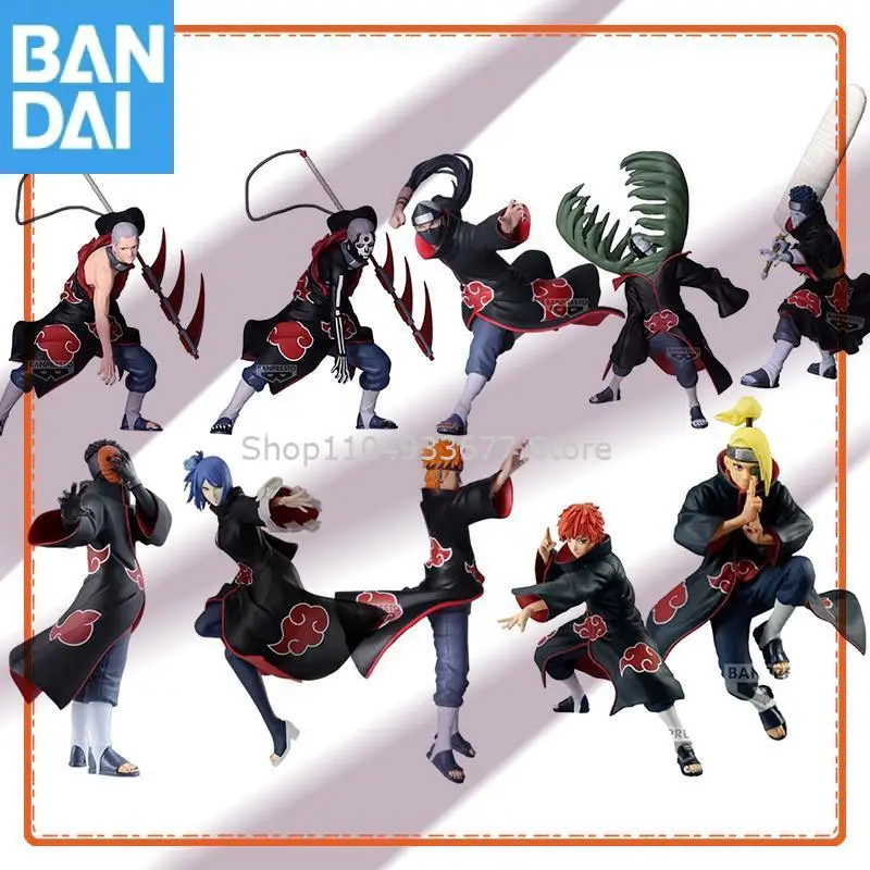 ฟิกเกอร์อนิเมะแท้จาก Bandai นารูโตะ ชิปปุเด็น รุ่น Vibration Stars อะคาสึกิ เพน คาคุซึ เซตสึ ฮิดัน โคนัน เดไอดาระ ซาโซริ