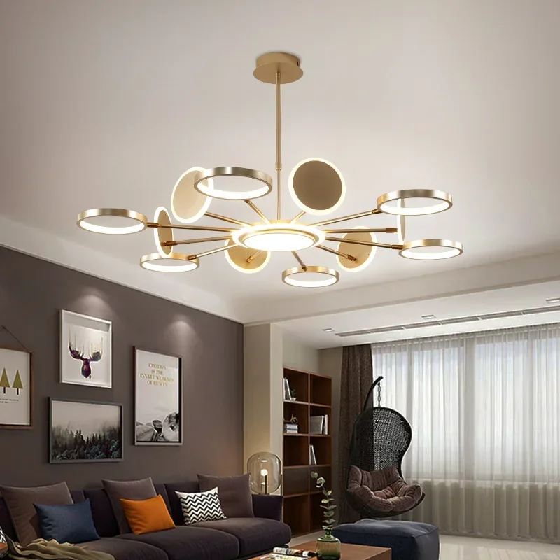 

Modern LED Ceiling Lamp Chandelier for Living Dining Room Bedroom Restaurant Hall Office Home Decoration Indoor Lighting Fixture