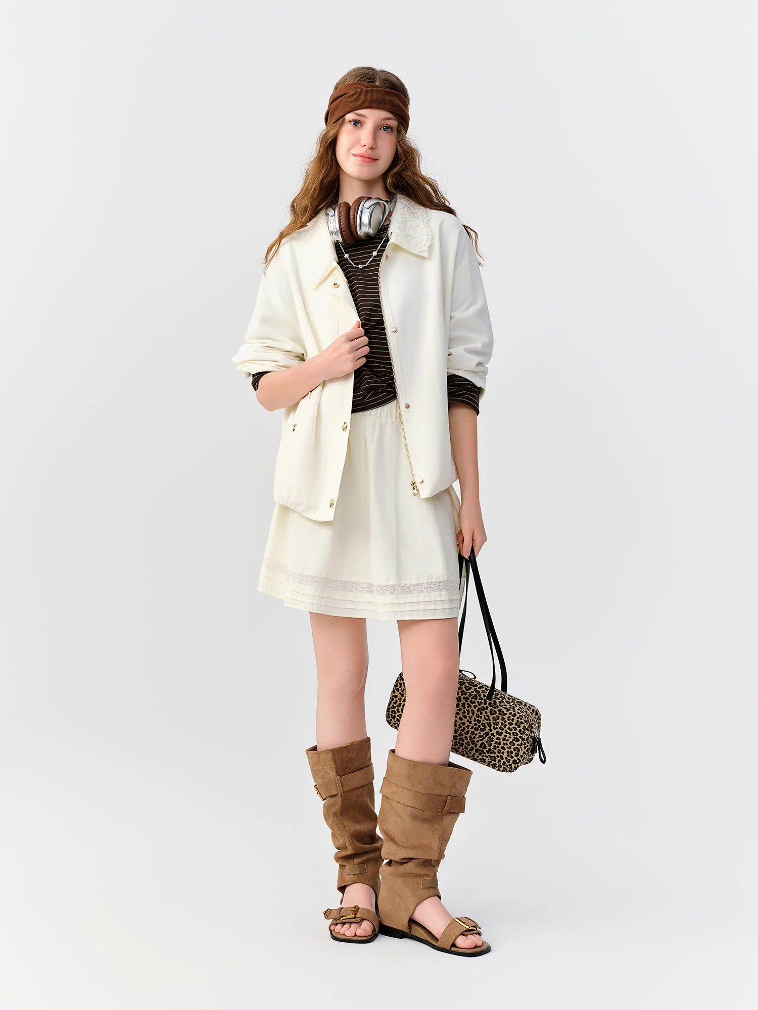 DUSHU 2026 Nuevo Conjunto de C - A-Line Skirt Midi reseña y precio
