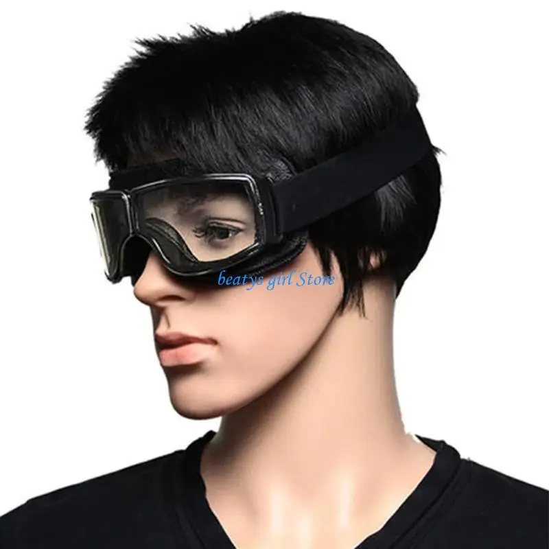 C7AB Clear Veiw Motorcycle Eyewears Impact Resistant Goggles Flexible Frame For Safe Riding In Various Weather Conditions