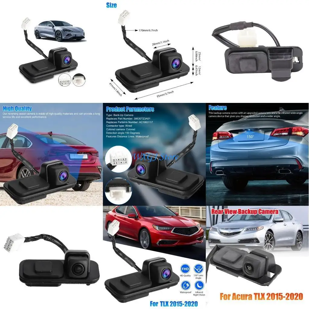 

37JE Car Rear View Reversing Backup Camera Parking Assistance Aid Monitor for TLX-L15-18 39530-TZ3-A01 39530TZ3A01 AC1960117