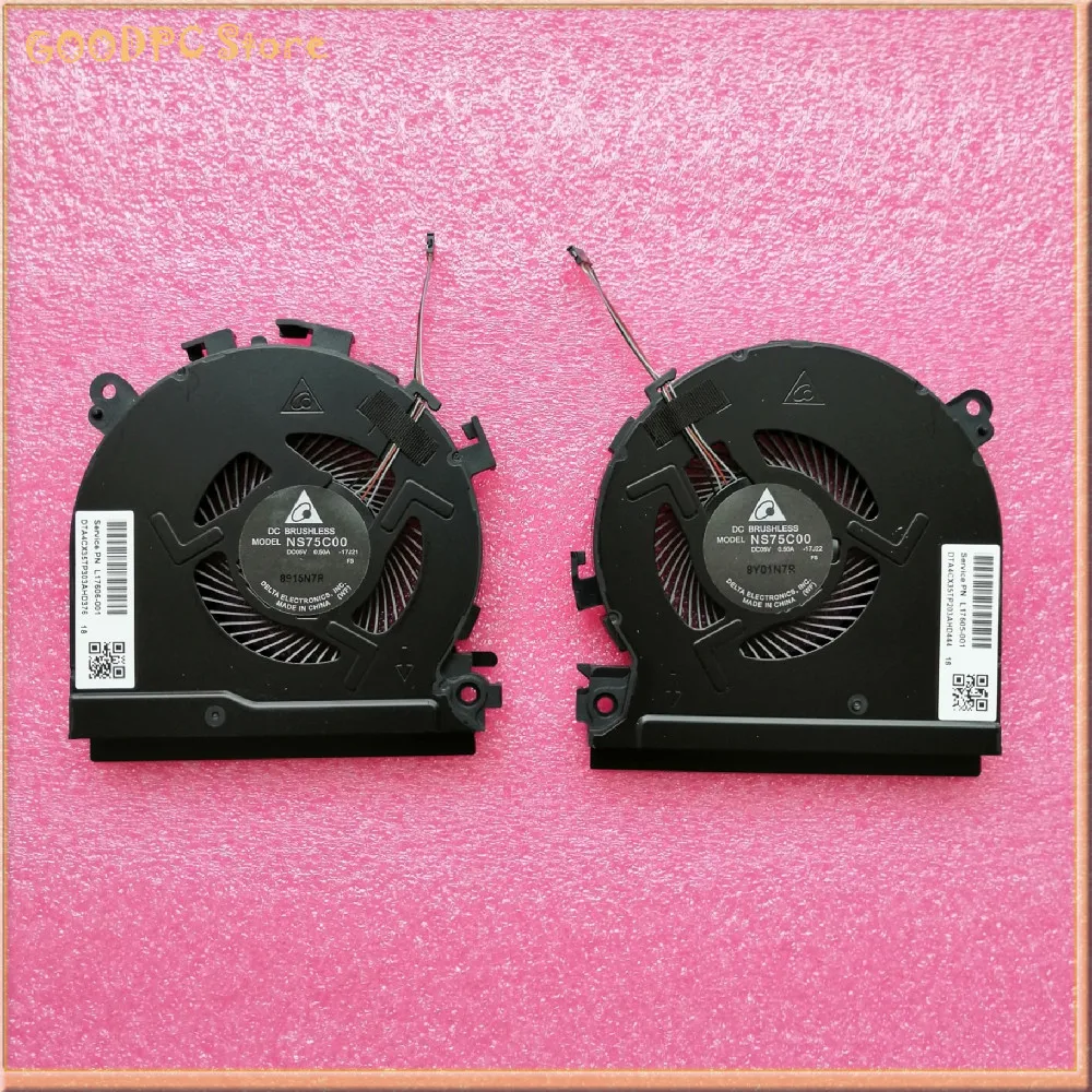 

Cooling Fan for CPU / GPU Cooling Fan for HP Spectre X360 15-CH L17605-001 L17608-001 NS75C00 Cooler Fan