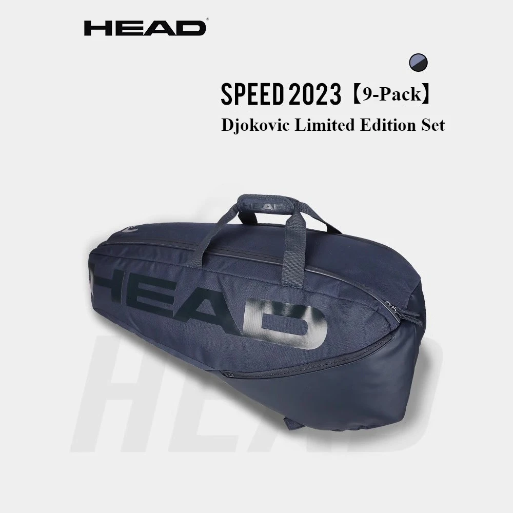 

HEAD Djokovic Limited Edition Tennis Bag Large Capacity Multi-function backpack Tennis Racket Bag With Separate Shoe Compartment