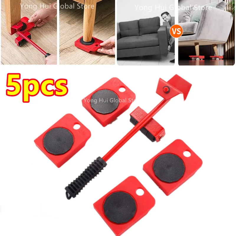 

New Heavy Duty Furniture Lifter Transport Tool Washing Machine Refrigerator Table Chair Furniture Moving Transport Roller Wheel