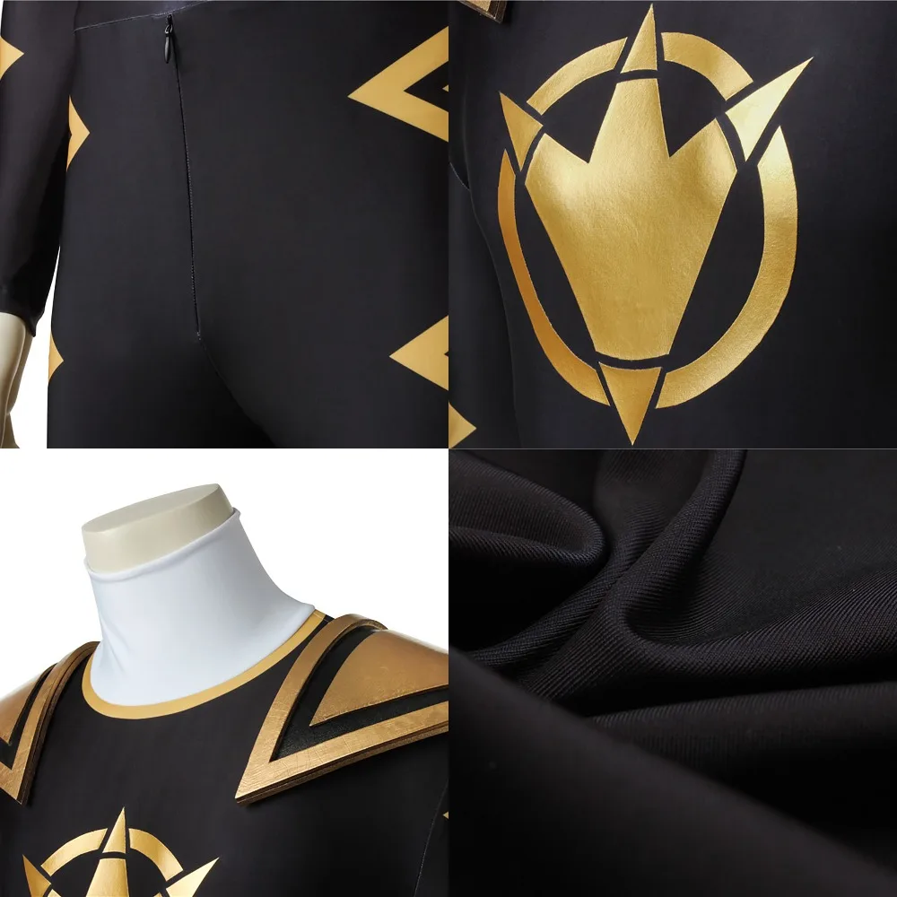 Combinaison de Cosplay Ranger noir, uniforme de soldat blanc, Costume de combat Dino Ranger rouge