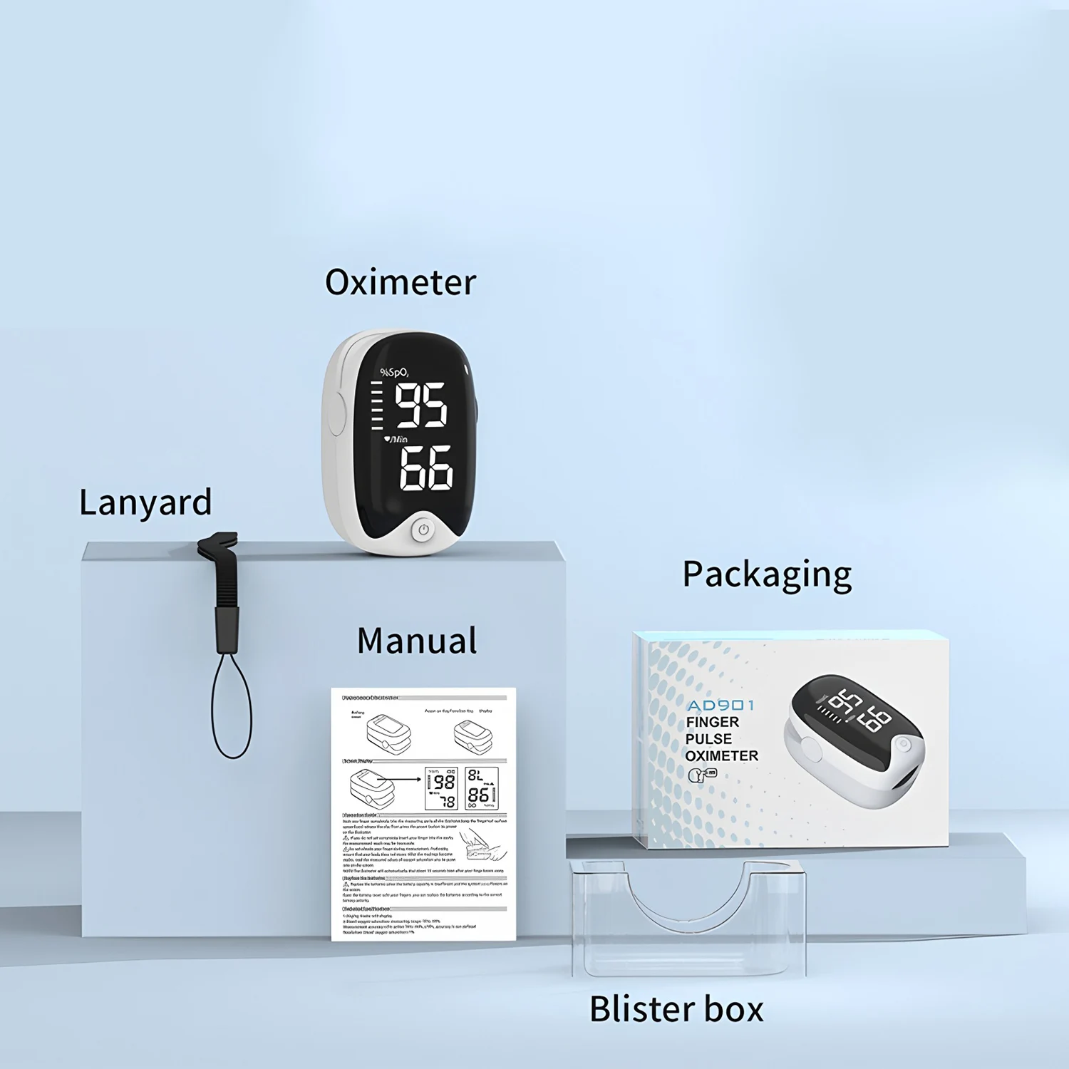 ميزان حرارة طبي رقمي للأطفال والكبار ومقياس تأكسج نبض الإصبع - ميزان حرارة الجسم الأساسي بالأشعة تحت الحمراء المنزلية، قياس الحمى #6