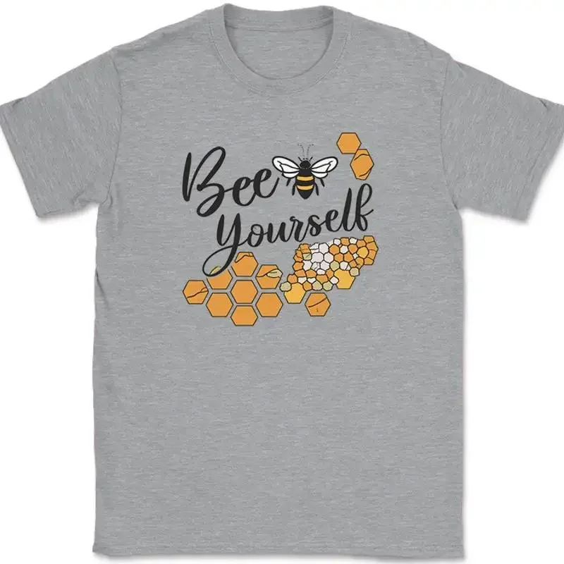 Bee Yourself T-Shirt Funny Cute Keeper Hobby Save The Bees Graphic Tee
