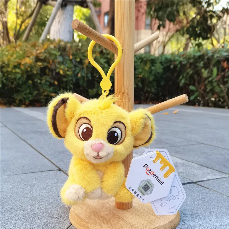 Disney Der König der Löwen Simba Plüschtier Schlüsselanhänger Dekorative Herren- und Damenrucksack-Anhänger Festival-Geschenk Senden Sie an einen Freund
