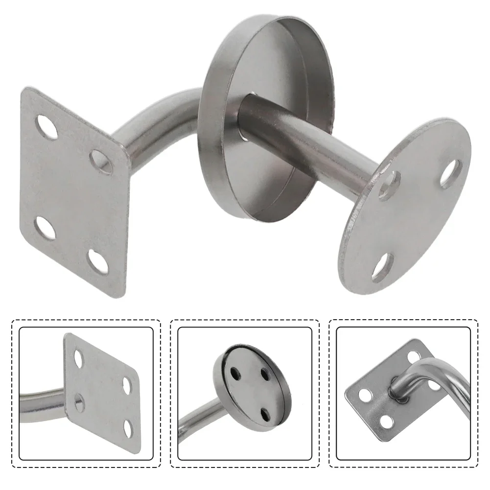 90 Degrees Wall-mounted Handrail Bracket Bannister Wall Support Hand Rail Balustrade Mopstick Strong Stair Support Brackets