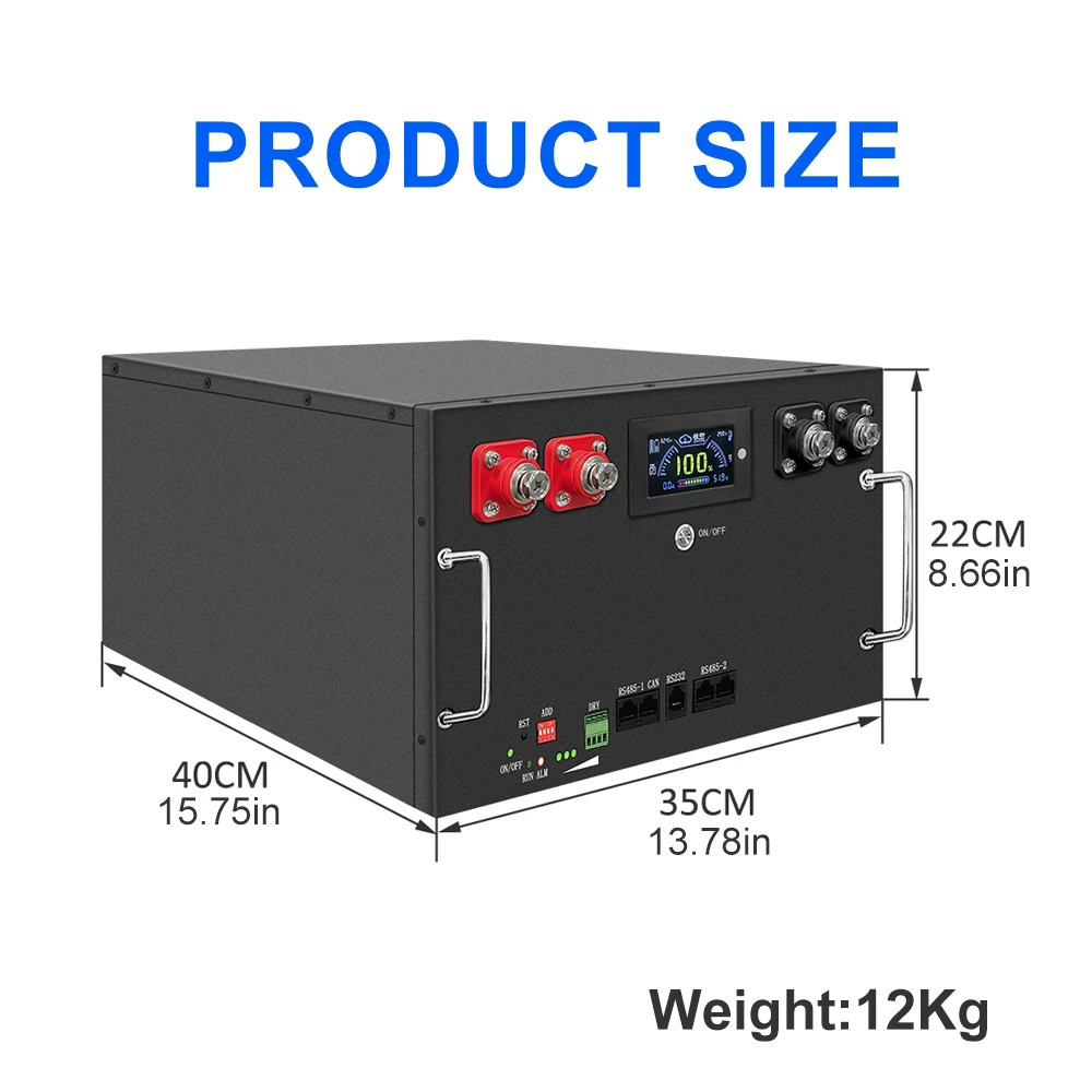 بولندا 48V105AH 5.3KWH Lifepo4 مجموعات البطارية لتقوم بها بنفسك صندوق JK BMS RS485 يمكن بدون بطارية حزمة محمولة الشمسية RV EV معفاة من الضرائب #3