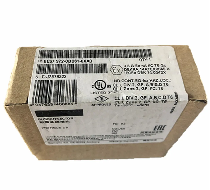 

New Original 6ES7 972-0BB61-0XA0 6ES7972-0BB61-0XA0 One Year Warranty Warehouse Spot Fast Delivery