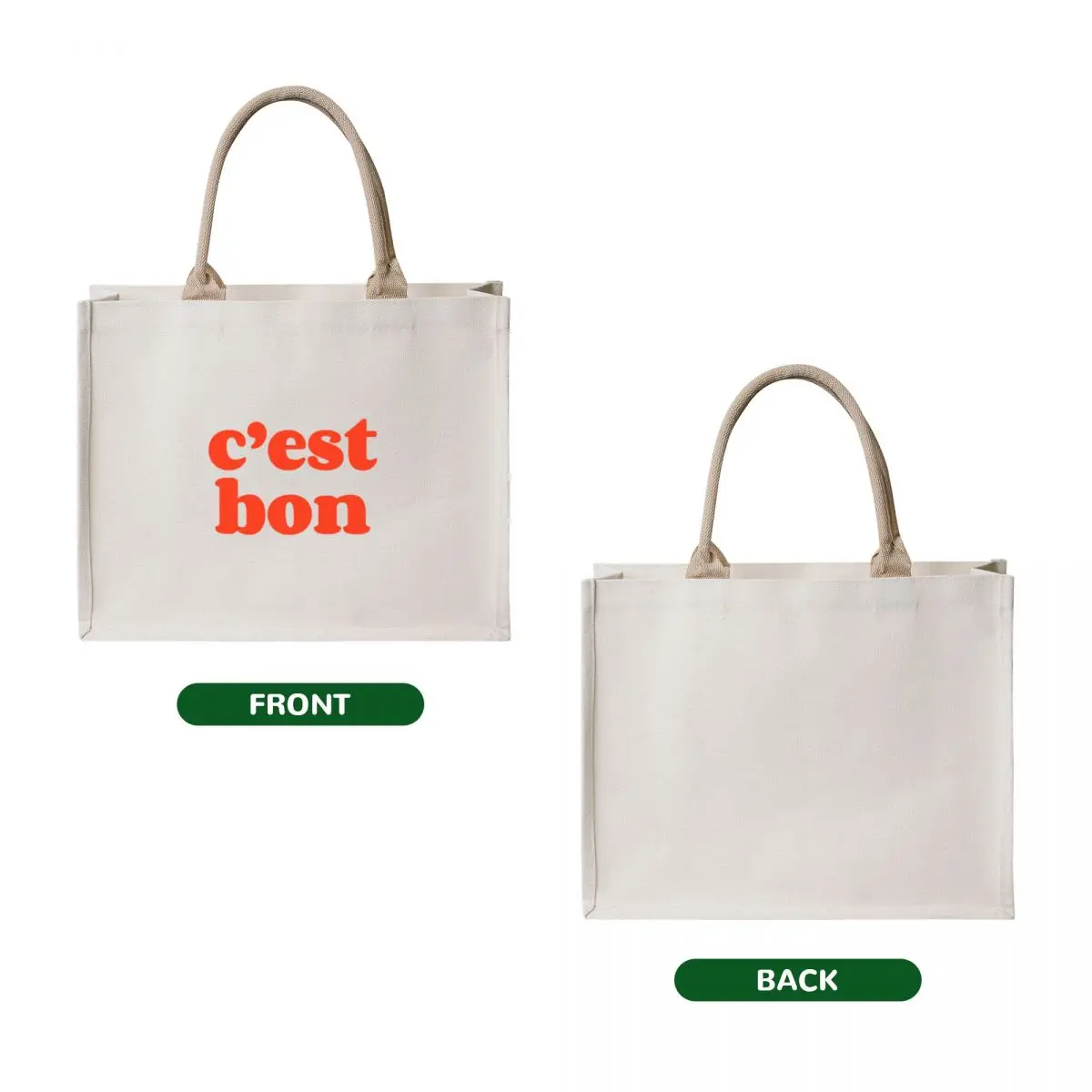 C'est Bon it's good Tote Bag Candy bags tote bag university shopping bags foldable Custom bag