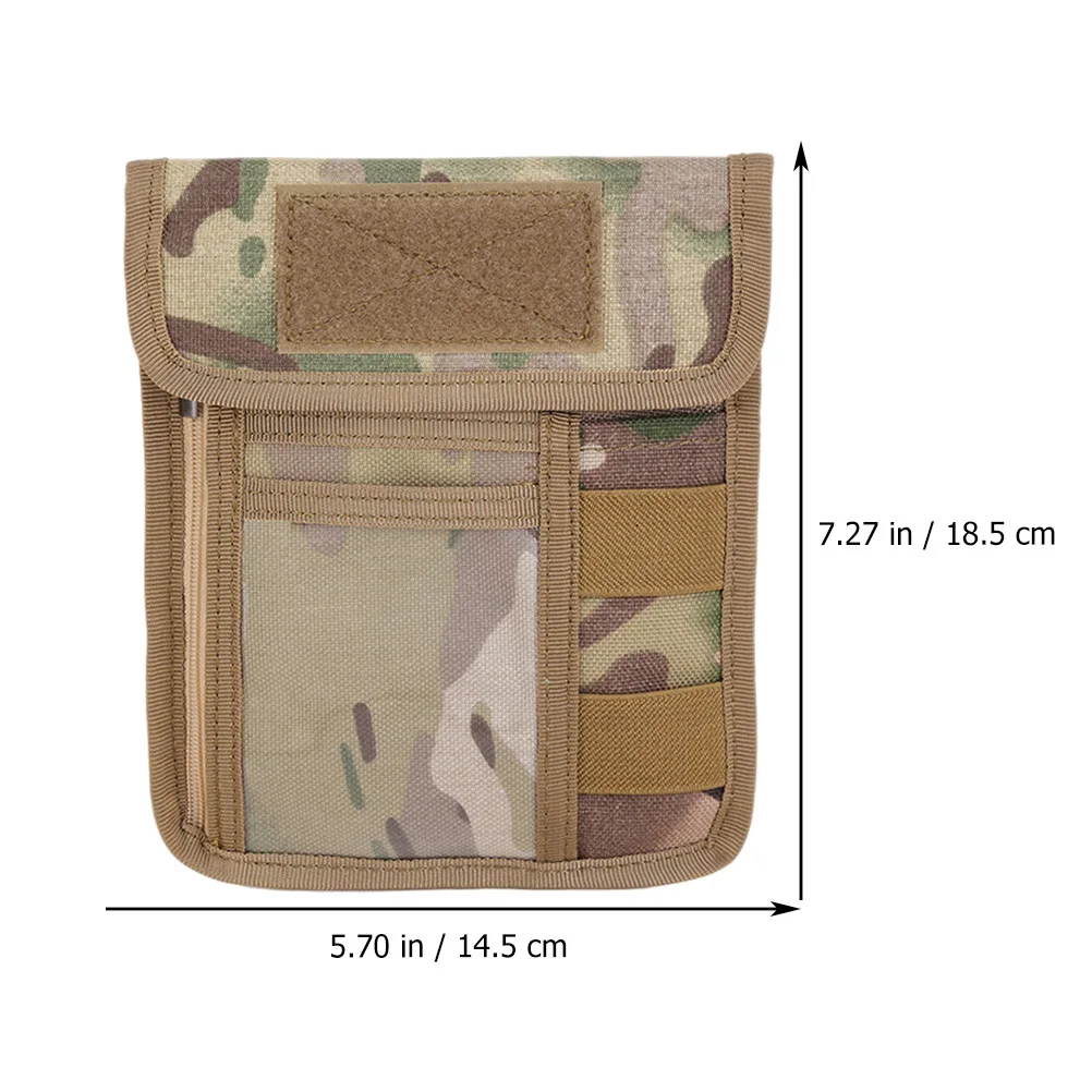 1 قطعة حقيبة تخزين أوراق الاعتماد في الهواء الطلق التمويه أنيق بطاقات الهاتف المحمولة الحقيبة متعددة الوظائف حقيبة للحمل لركوب الدراجات الكلب