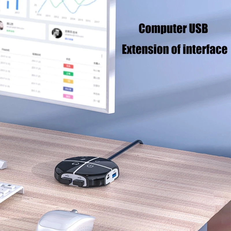 MultiFunction PC Power Switches With USB And Sound Interfaces 120CM Extension