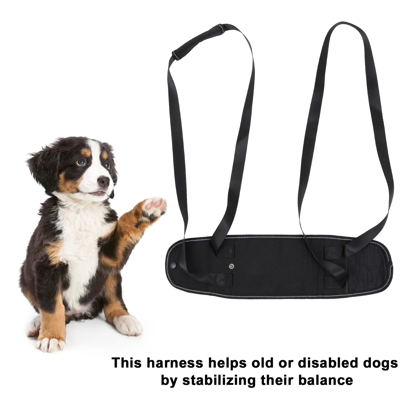 

Pet Walking Belt Sling Dog behind Assist Harness Assistance Aid for Pets Lifting Dogs