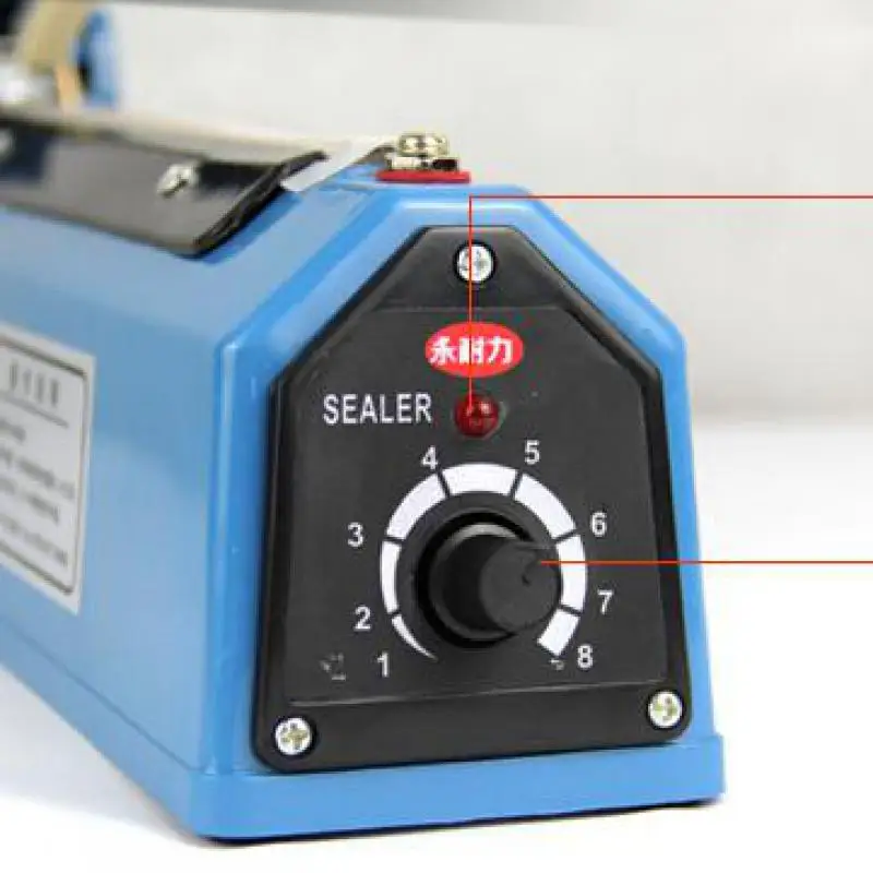 Sigillatore manuale per sacchetti a impulsi da 400 mm Sigillatrice manuale per sacchetti Pressa manuale Sigillatrice per riscaldamento elettrico a caldo in plastica di alluminio
