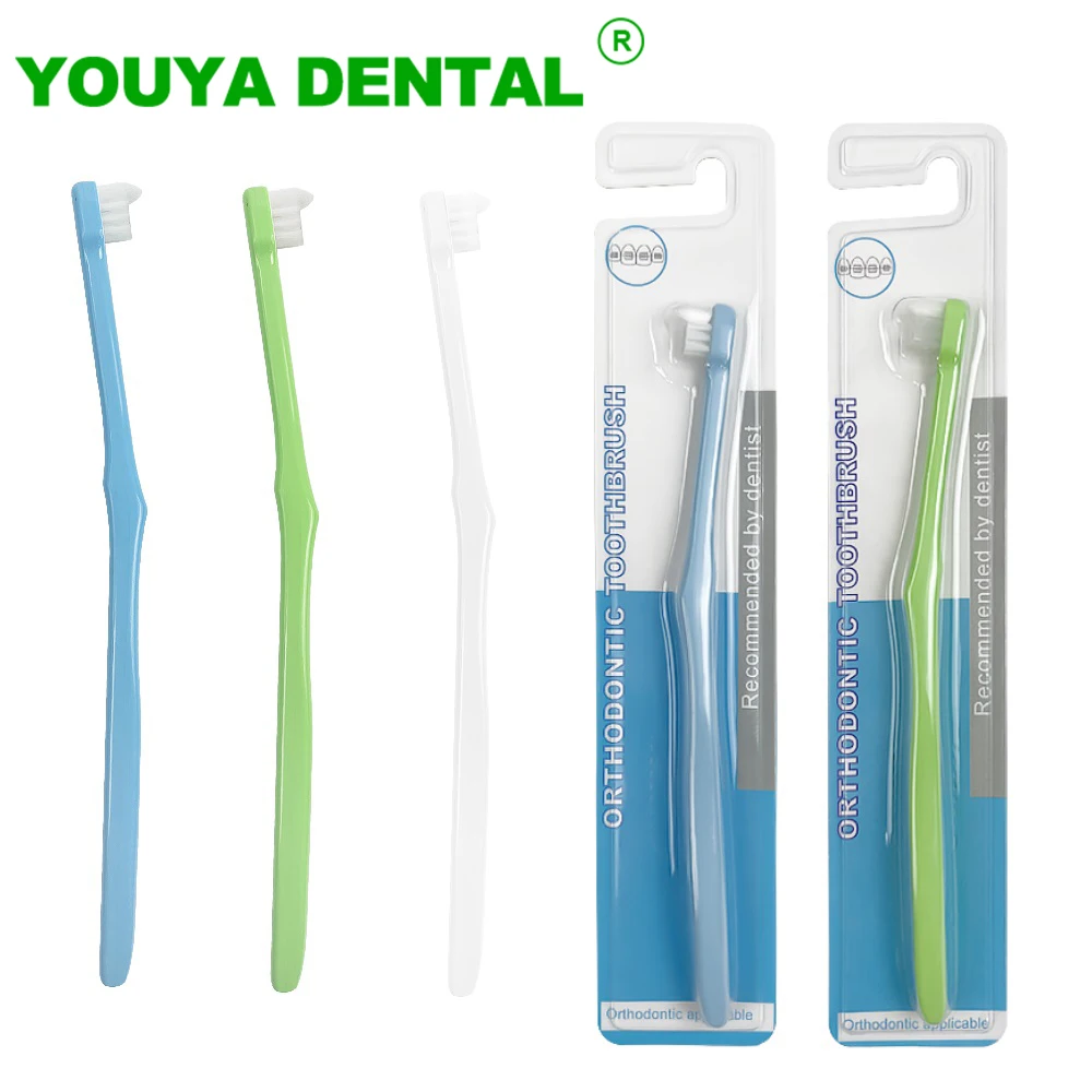 

10pcs Tuft Toothbrush Small Head End Tapered Interdental Tooth Brush Orthodontic Braces Toothbrush Oral Care Dental Products