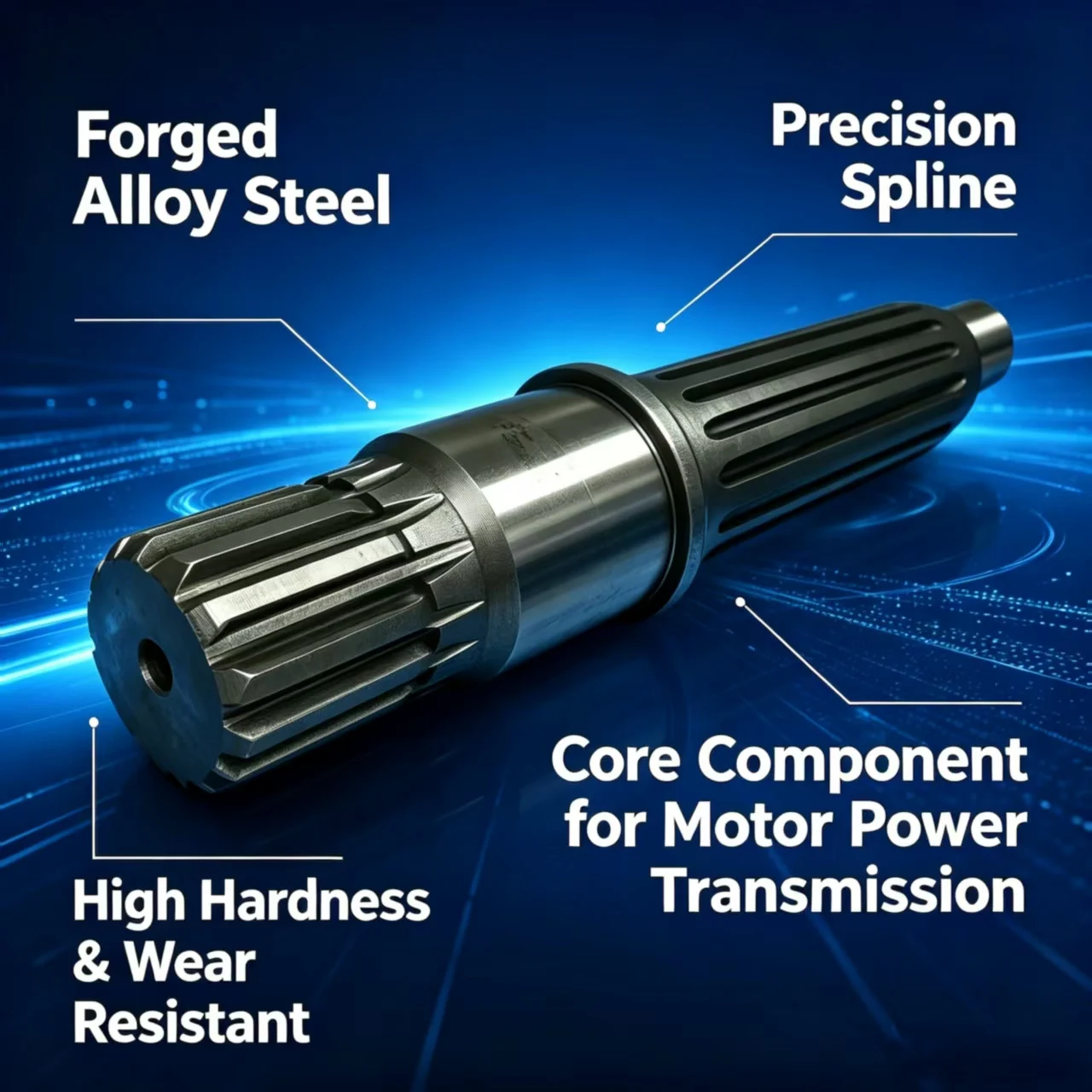 Drilling Drive Shaft of Motor for Rotary Drilling Rig Customizable by the Manufacturer Rotary Drive Power Shaft
