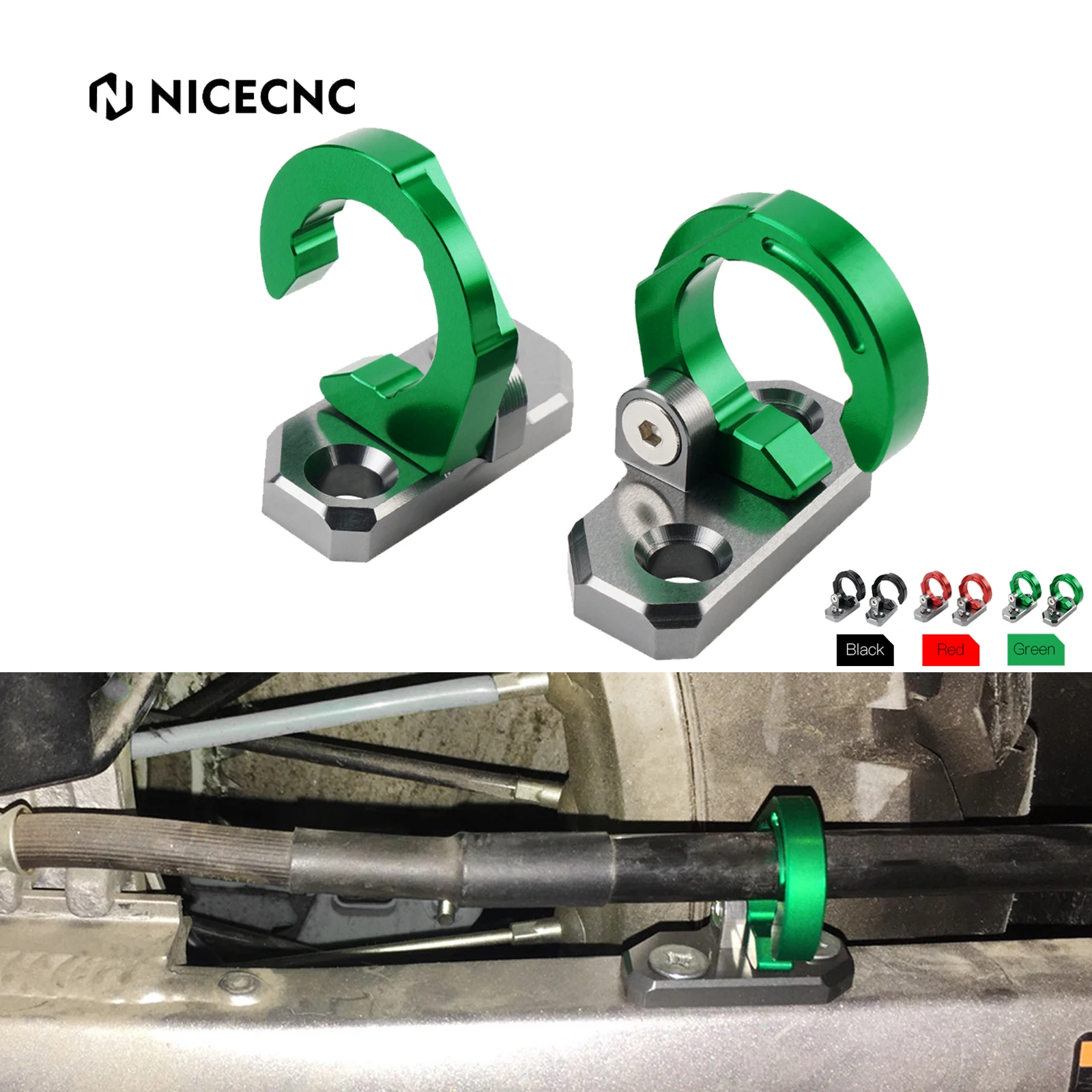 

For Kawasaki KX125 KX250 KX 80 85 100 500 KLX 250 250R 250S 230R 300SM 300R 300 650 KDX250 Rear Brake Hose Line Cable Clamp