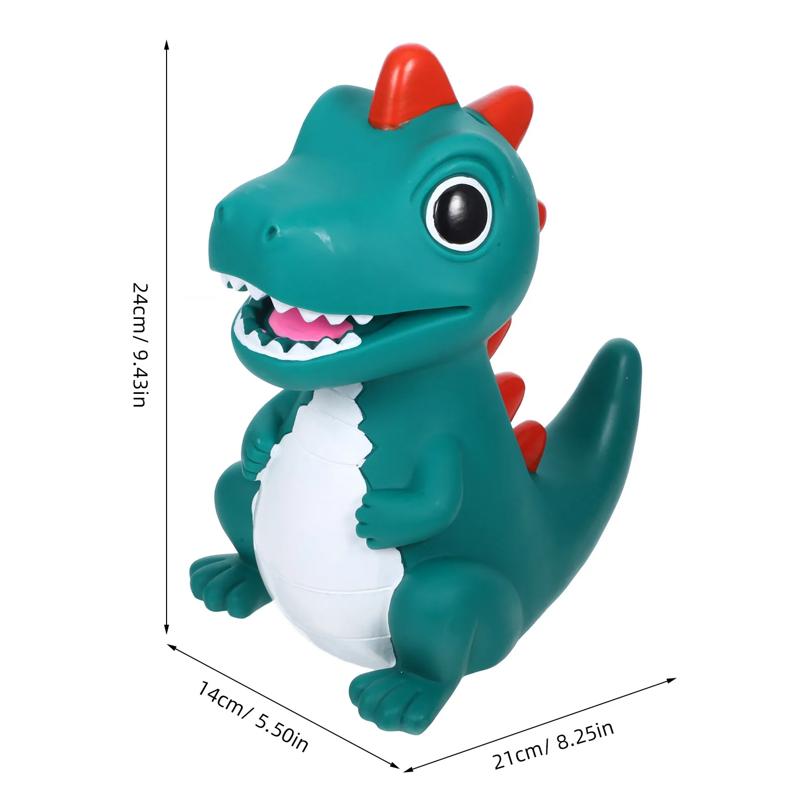 Leuke Dinosaurus Spaarpot Vinyl Muntautomaat Stevige Geldbesparende Pot voor Kinderen Verjaardag Kerst Decoratieve Desktop Spaarpot