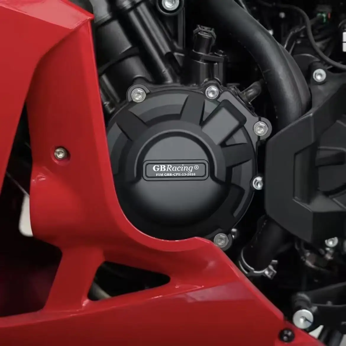 لهوندا CBR650R E-Clutch 2024-2025 + / CB650R E-Clutch 2024 + 2025 غطاء محرك الدراجة النارية GB سباق الغطاء الواقي الملحقات