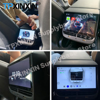 7 Inch For Tesla Model 1 3 Y X S Android Multimedia Player Rear Seat Entertainment System Display With Air Conditioning Control