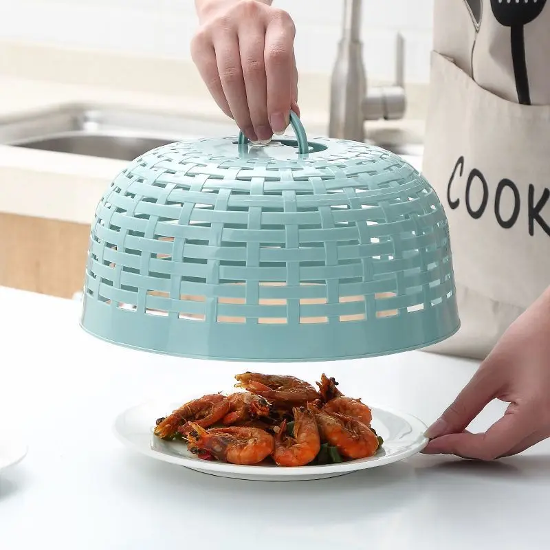 

Thickened Vegetable Cover Prevent Sunburn and Bites, Household Plastic Plate Leftover Food Protection Cover Kitchen Vegetable