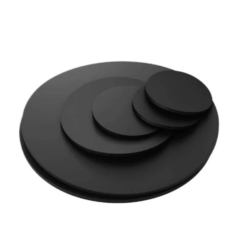 Schwarze, massive, runde Gummidichtung, 4 mm, 5 mm dick, Durchmesser 12–100 mm, für die Reparatur von Rohrflanschen, Wasserhähnen und Ventilen. – Detail 5